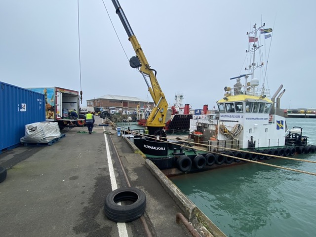 Stores operations on Victoria pier